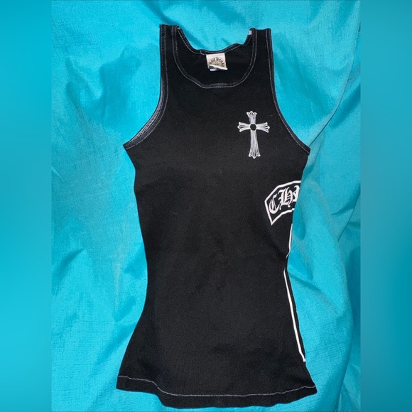 Chrome Hearts Rare Black Wife Beater S - Picture 1 of 9